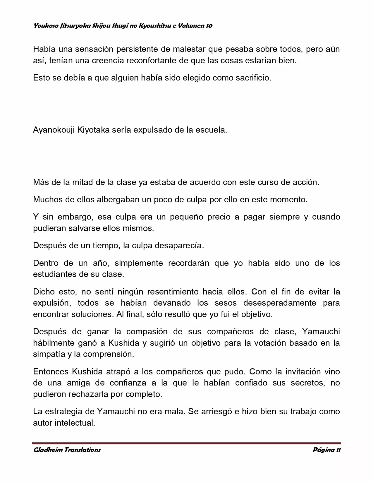 Página 11 del Manga