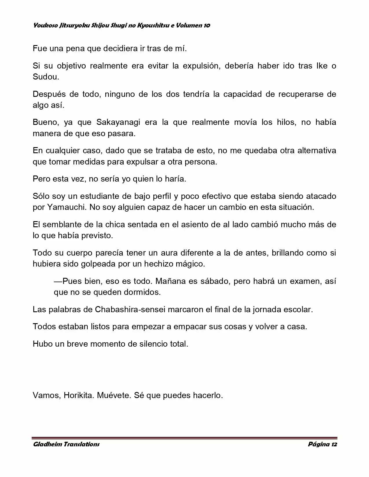 Página 12 del Manga