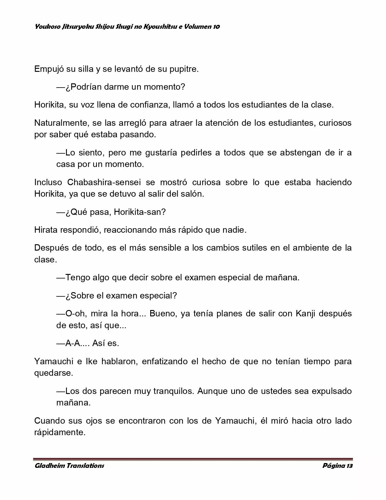 Página 13 del Manga