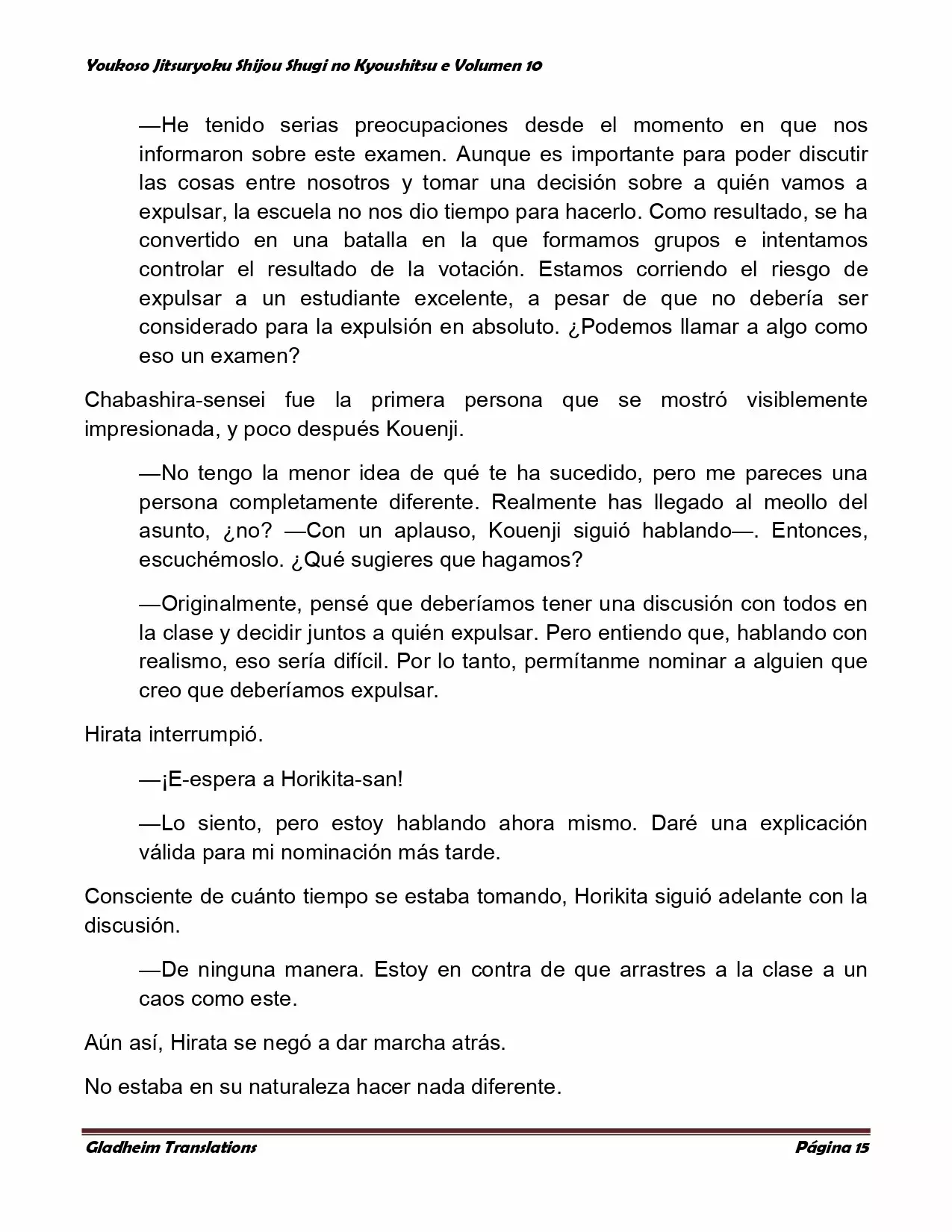 Página 15 del Manga