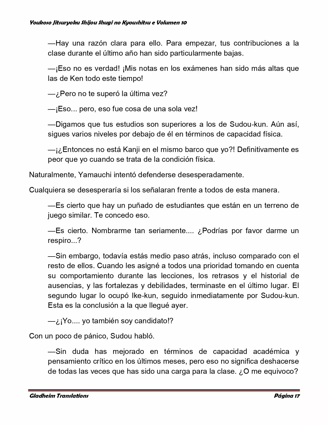 Página 17 del Manga