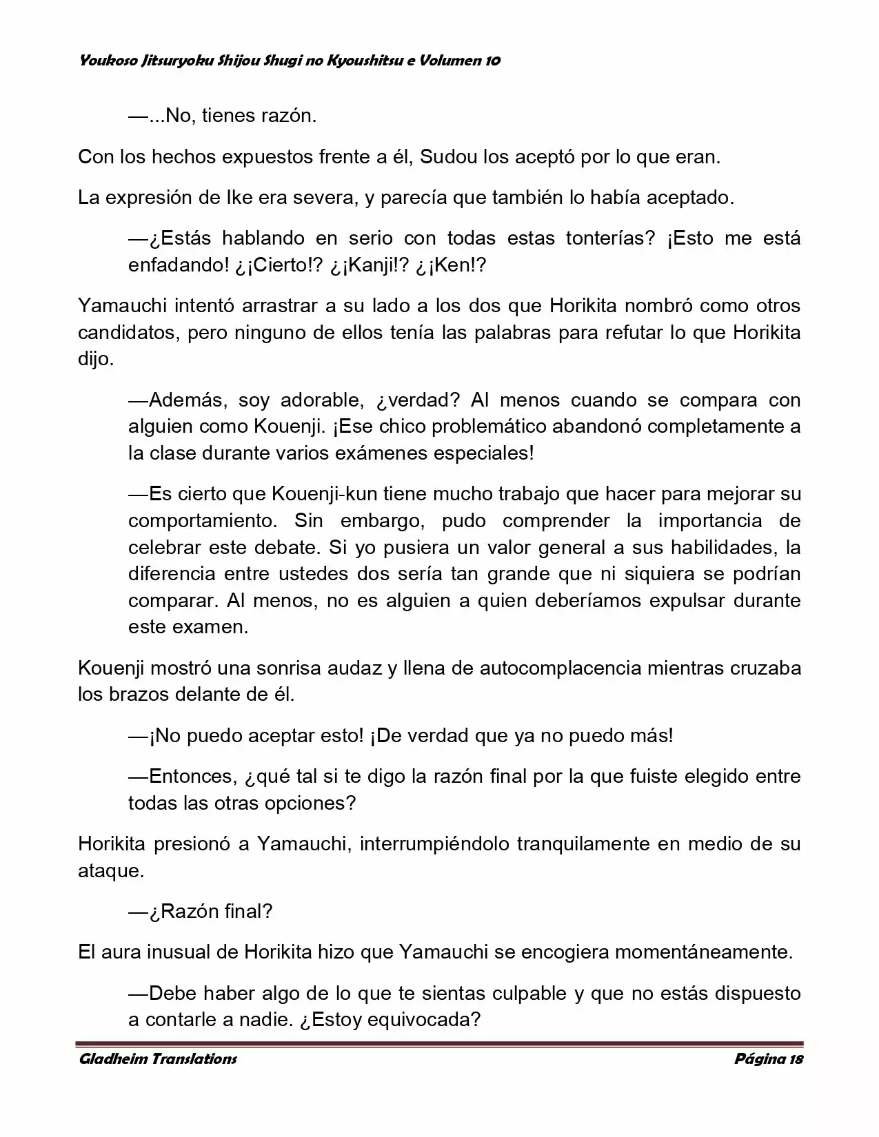 Página 18 del Manga