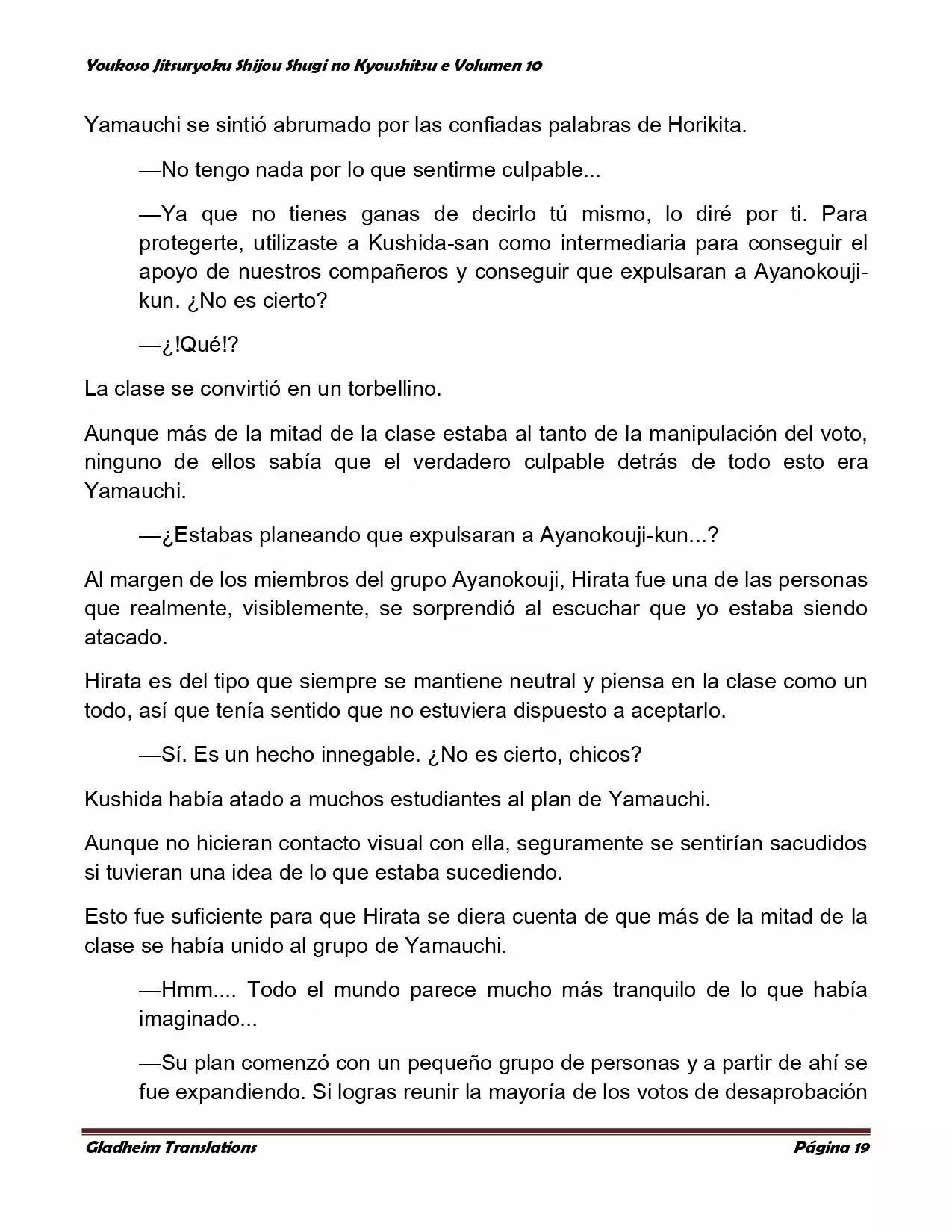 Página 19 del Manga