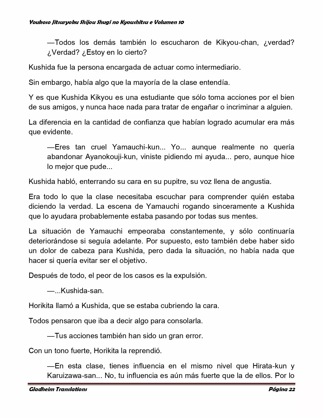 Página 22 del Manga