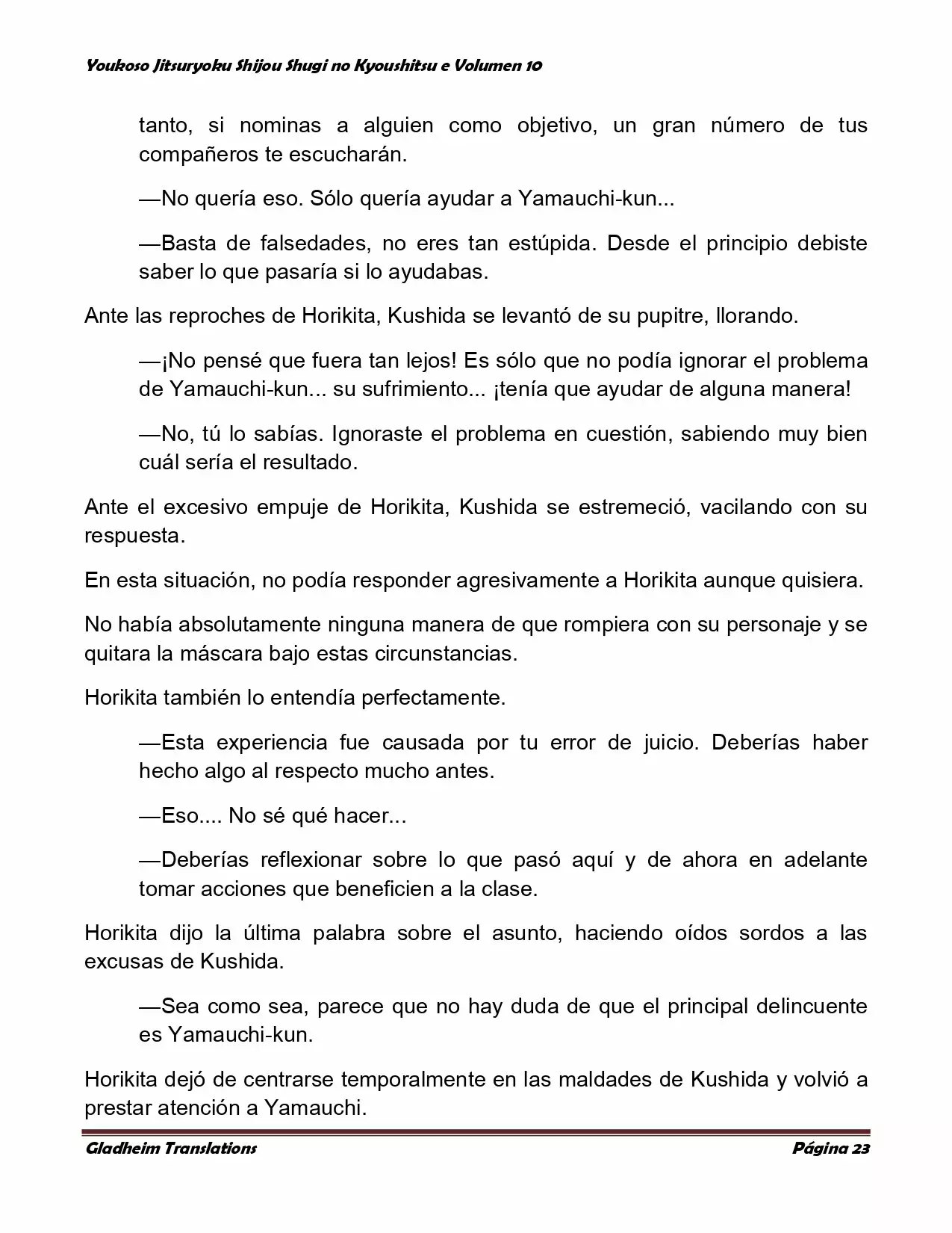 Página 23 del Manga