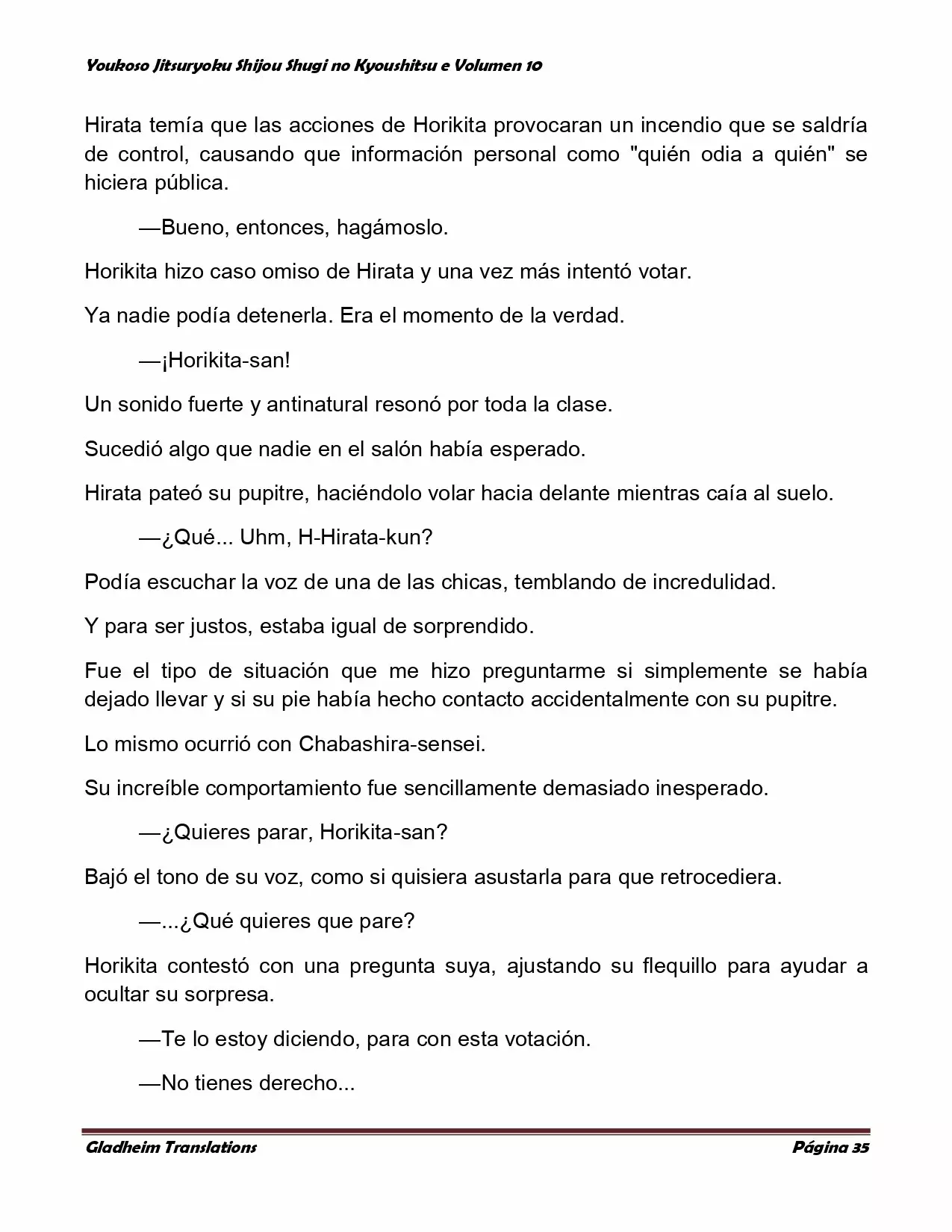 Página 35 del Manga