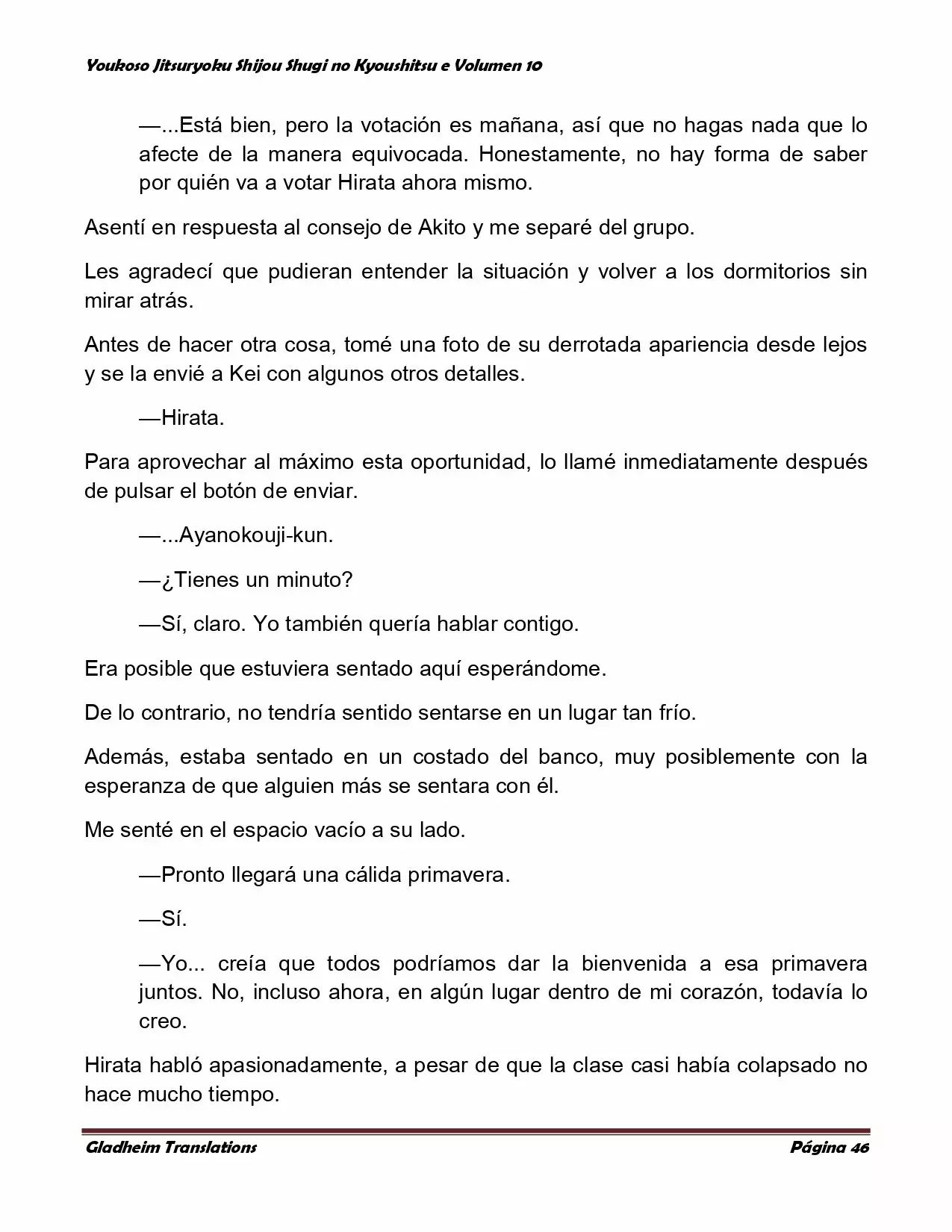 Página 46 del Manga