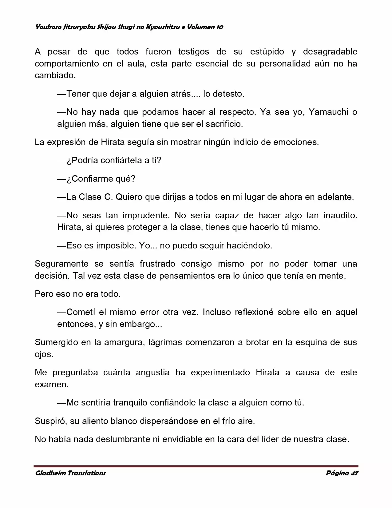 Página 47 del Manga