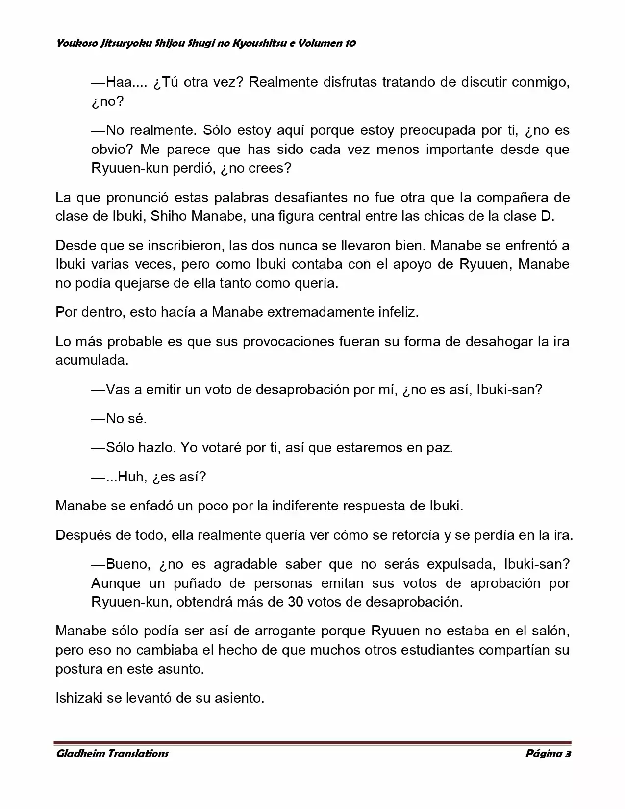 Página 3 del Manga