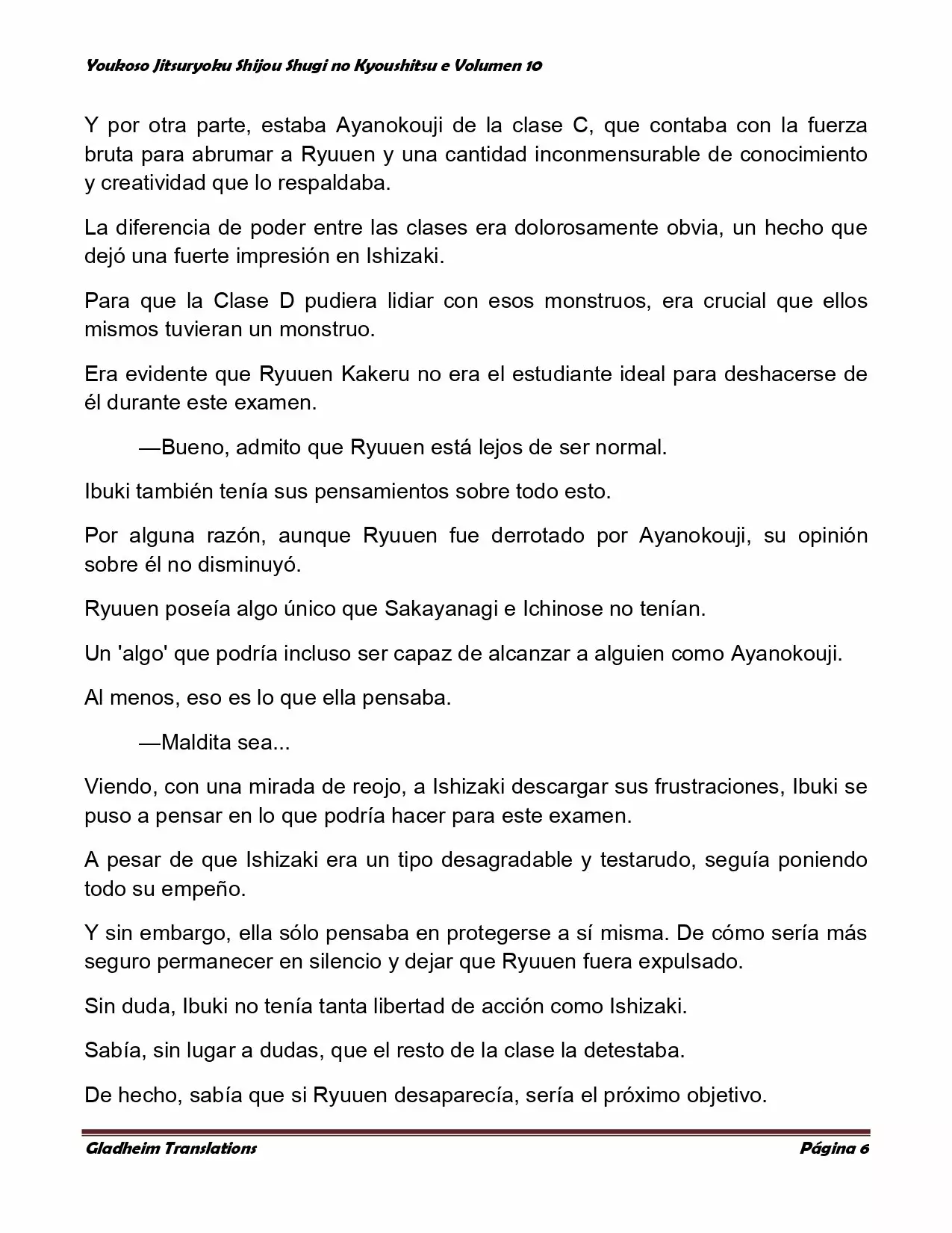 Página 6 del Manga