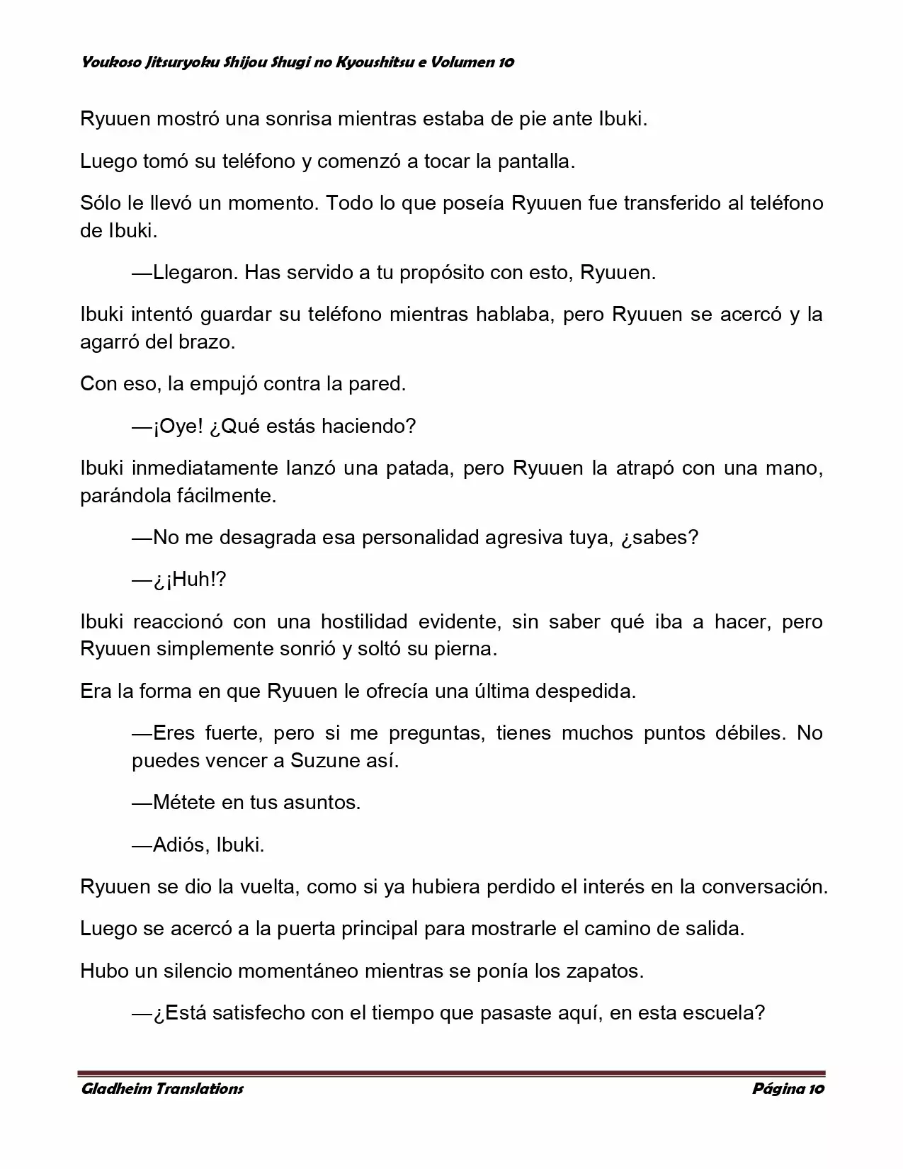 Página 10 del Manga