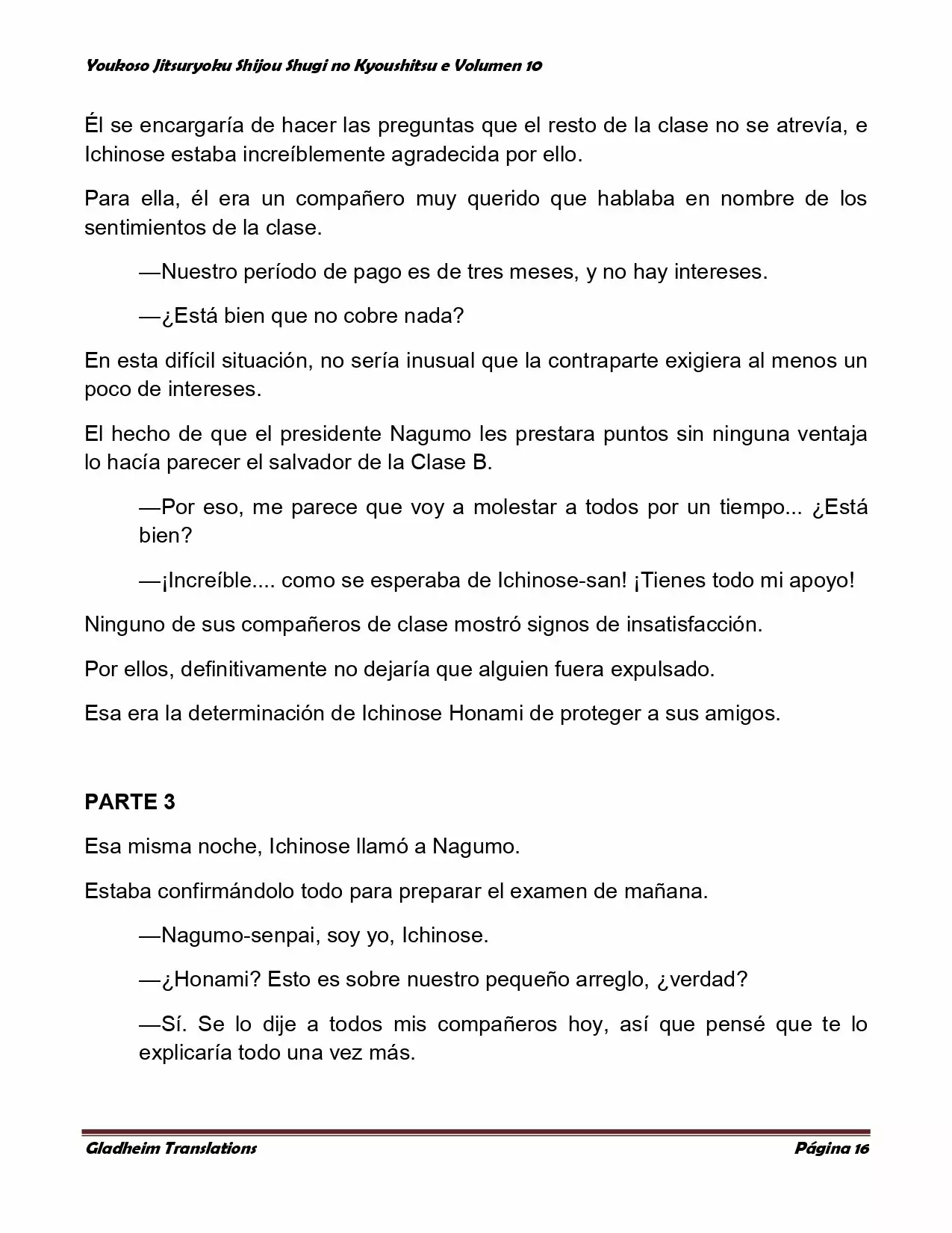 Página 16 del Manga