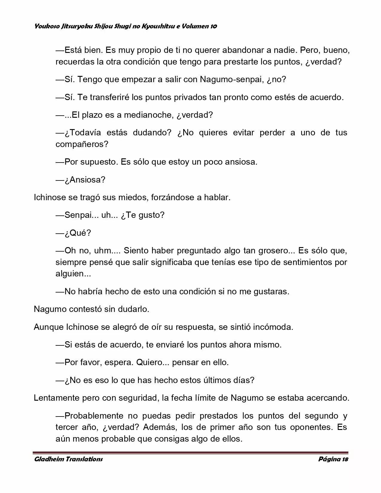 Página 18 del Manga