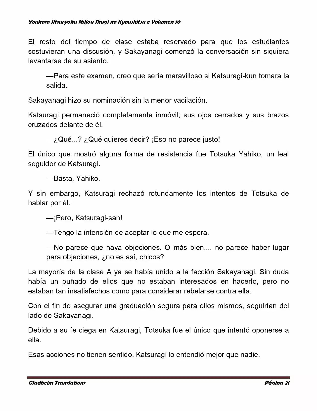 Página 21 del Manga