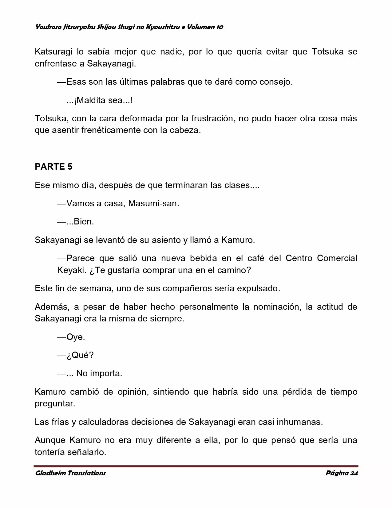 Página 24 del Manga