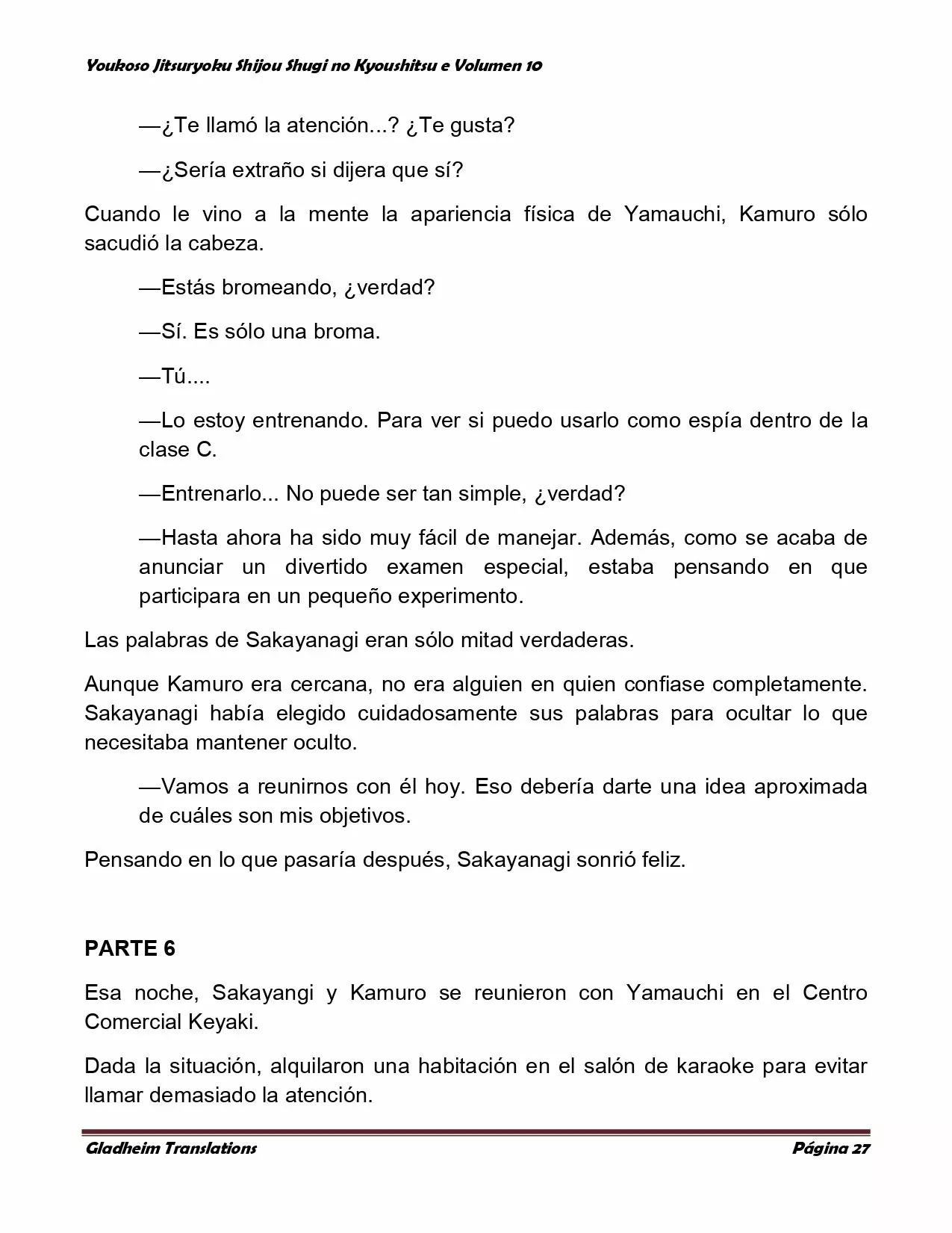 Página 27 del Manga