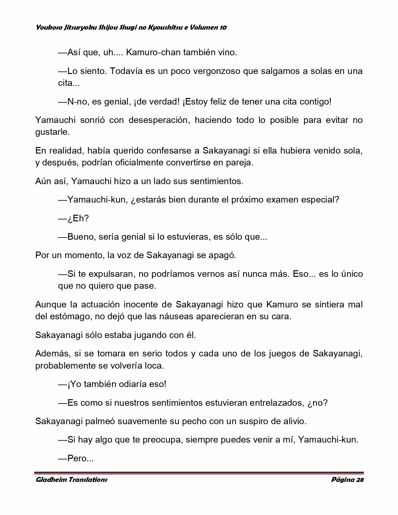 Página 28 del Manga