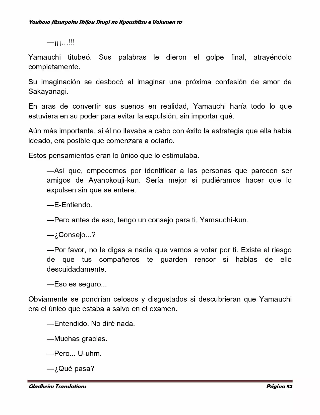 Página 32 del Manga