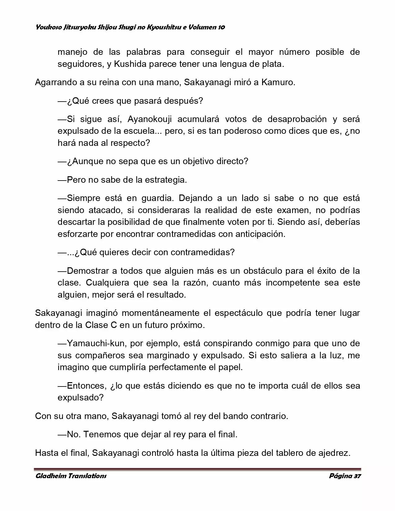 Página 37 del Manga