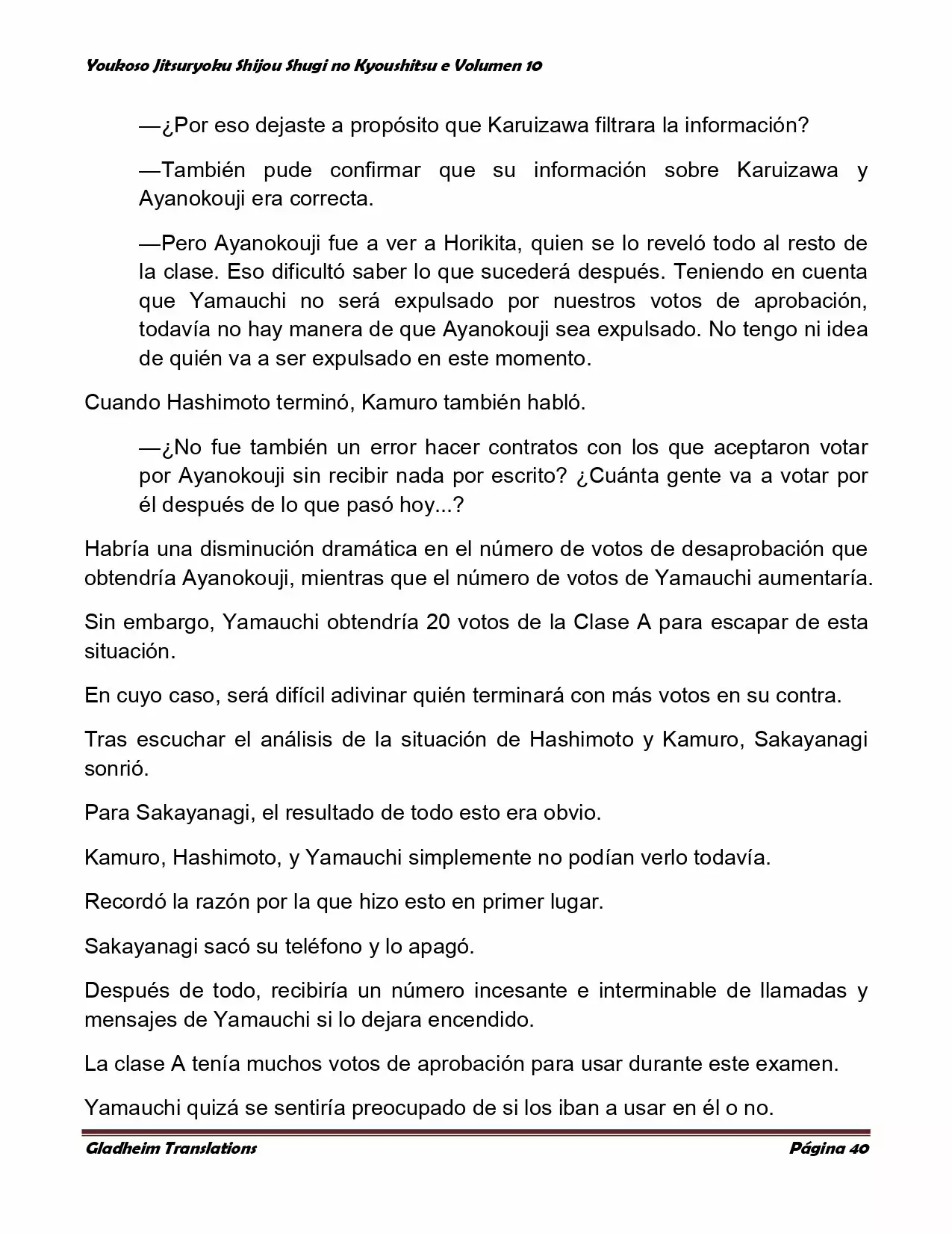 Página 40 del Manga