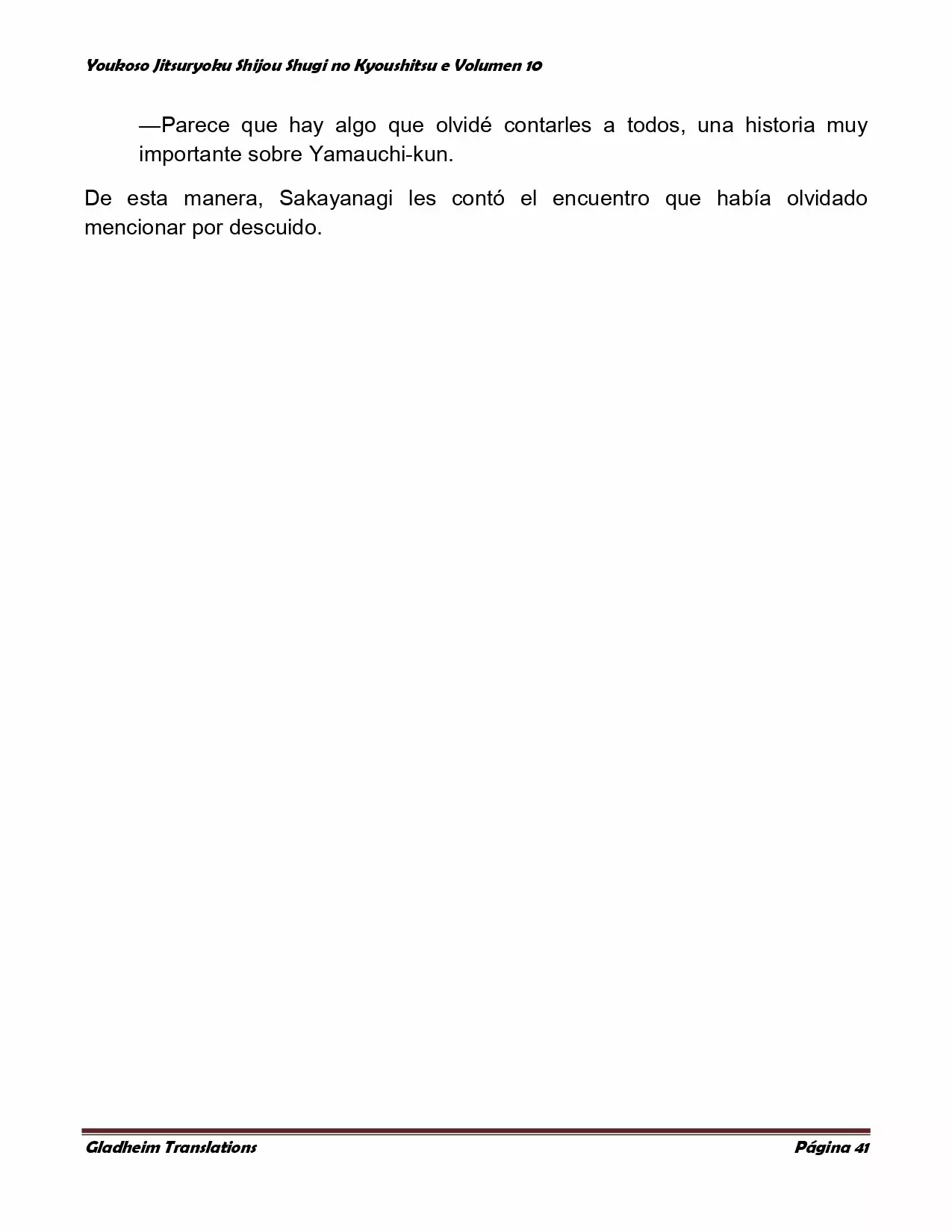 Página 41 del Manga