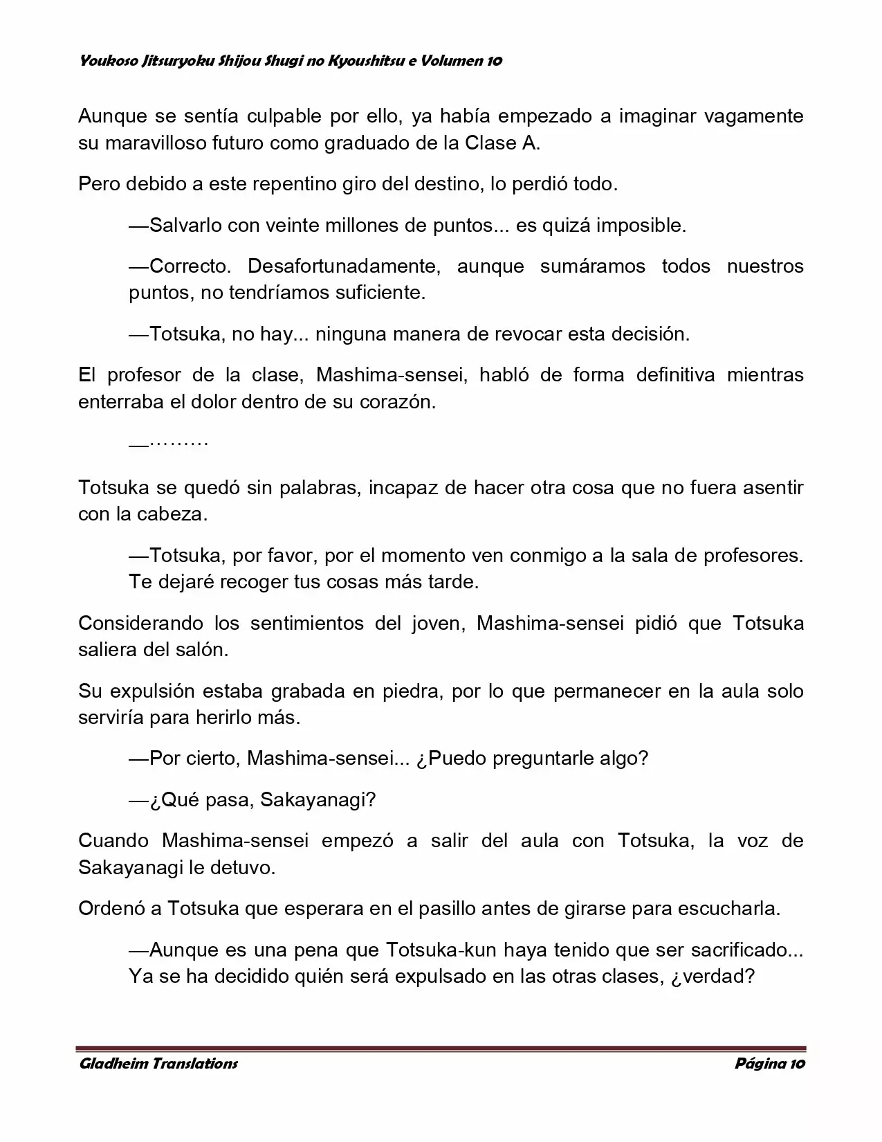 Página 10 del Manga