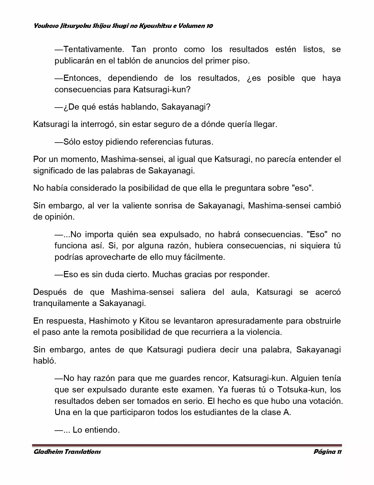 Página 11 del Manga