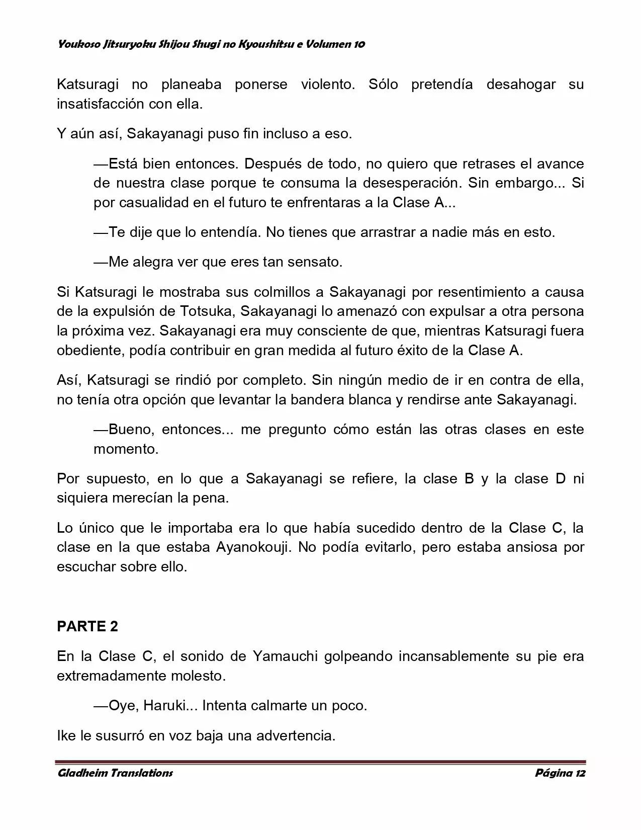 Página 12 del Manga