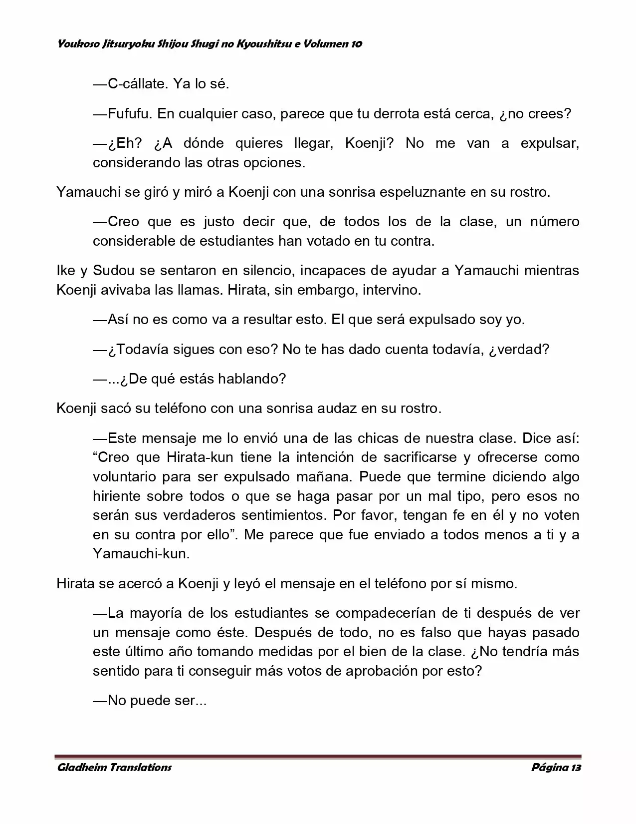 Página 13 del Manga