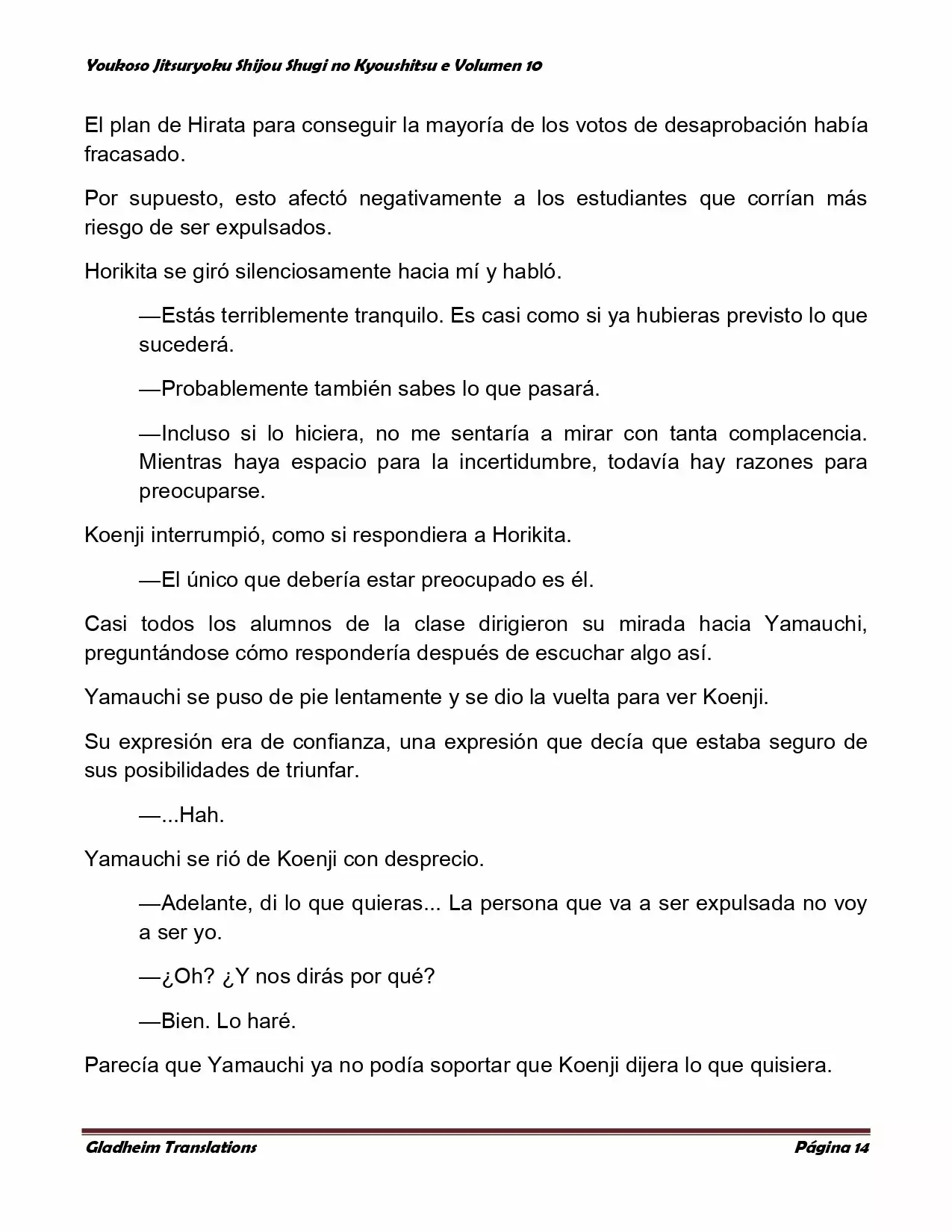 Página 14 del Manga