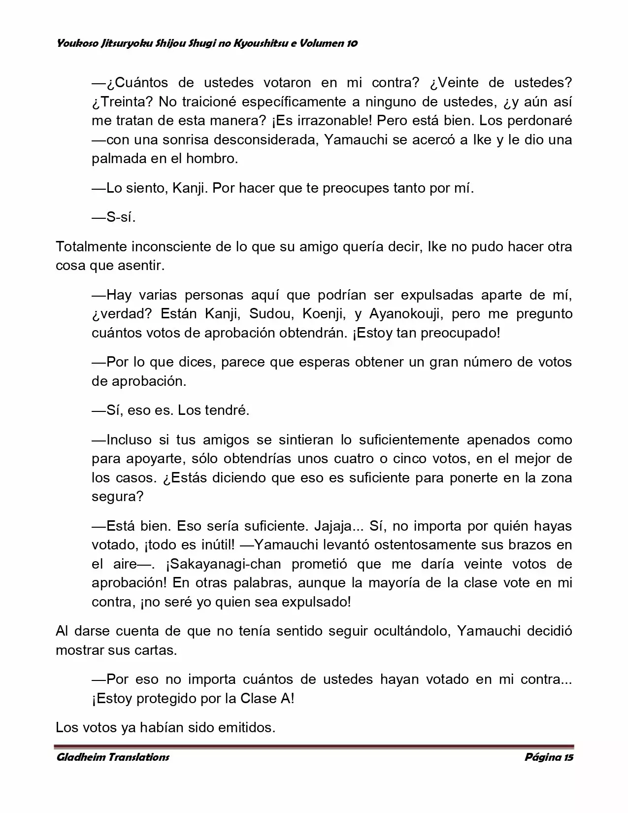 Página 15 del Manga