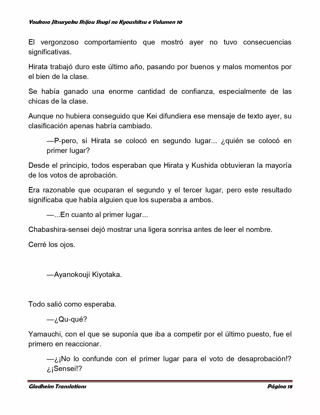 Página 18 del Manga