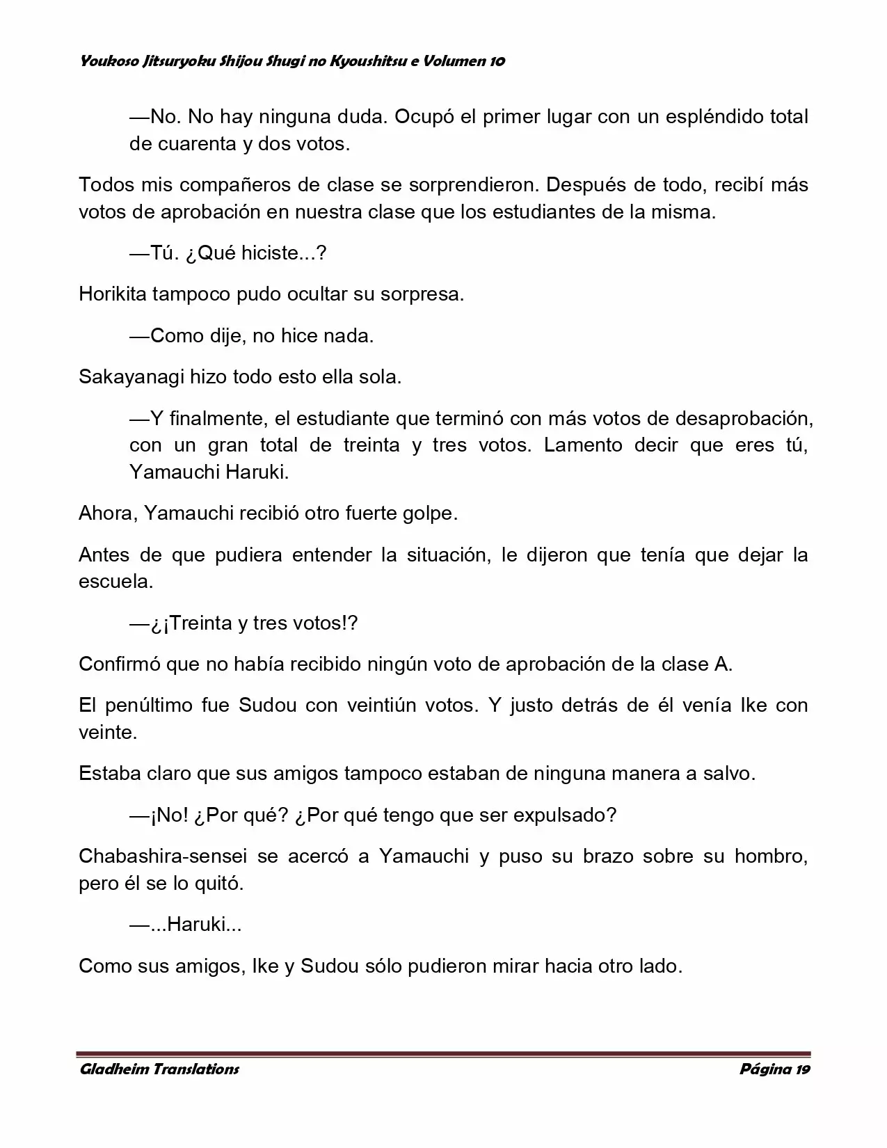 Página 19 del Manga