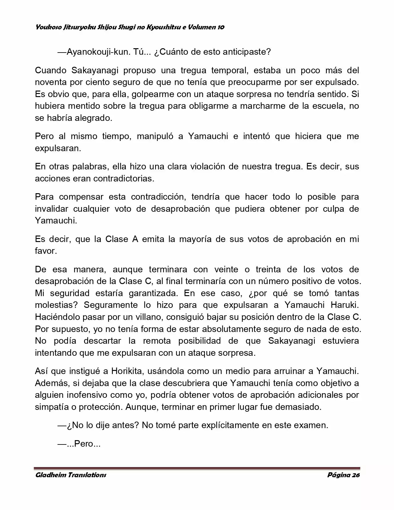 Página 26 del Manga