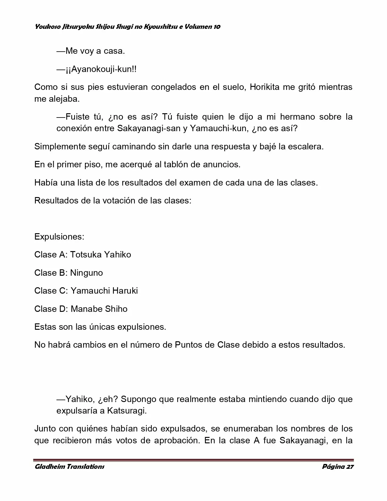 Página 27 del Manga