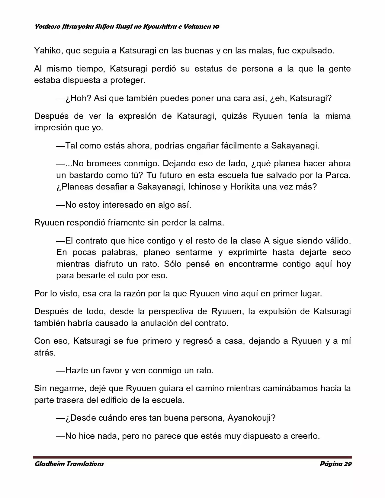 Página 29 del Manga