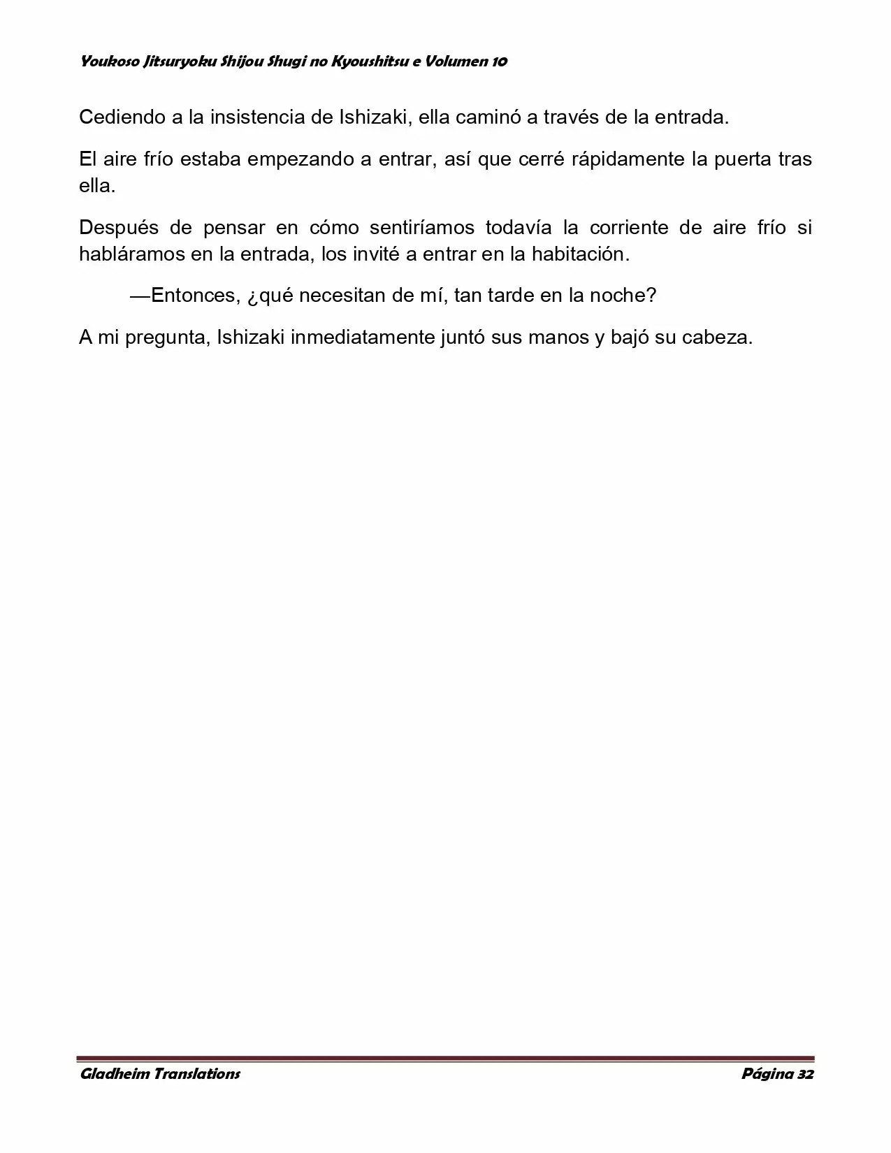 Página 32 del Manga