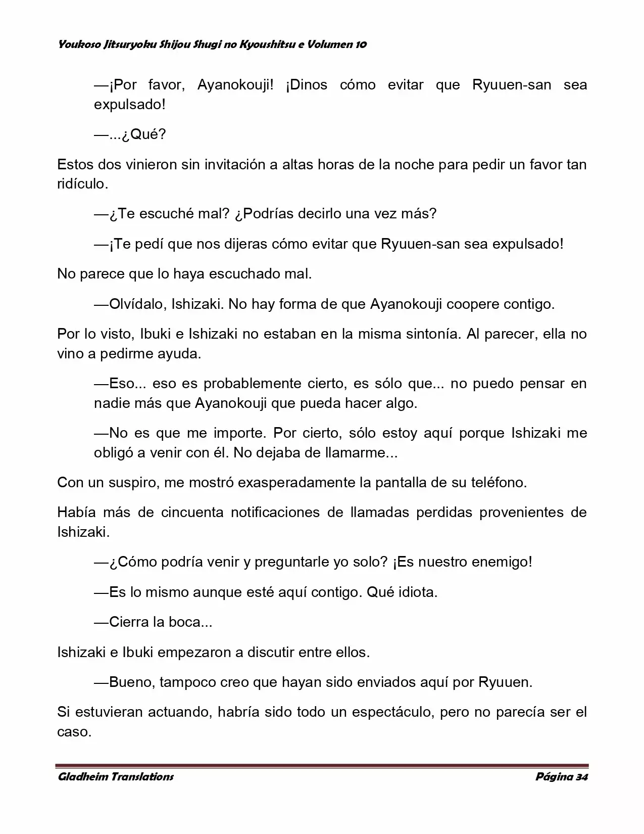 Página 34 del Manga