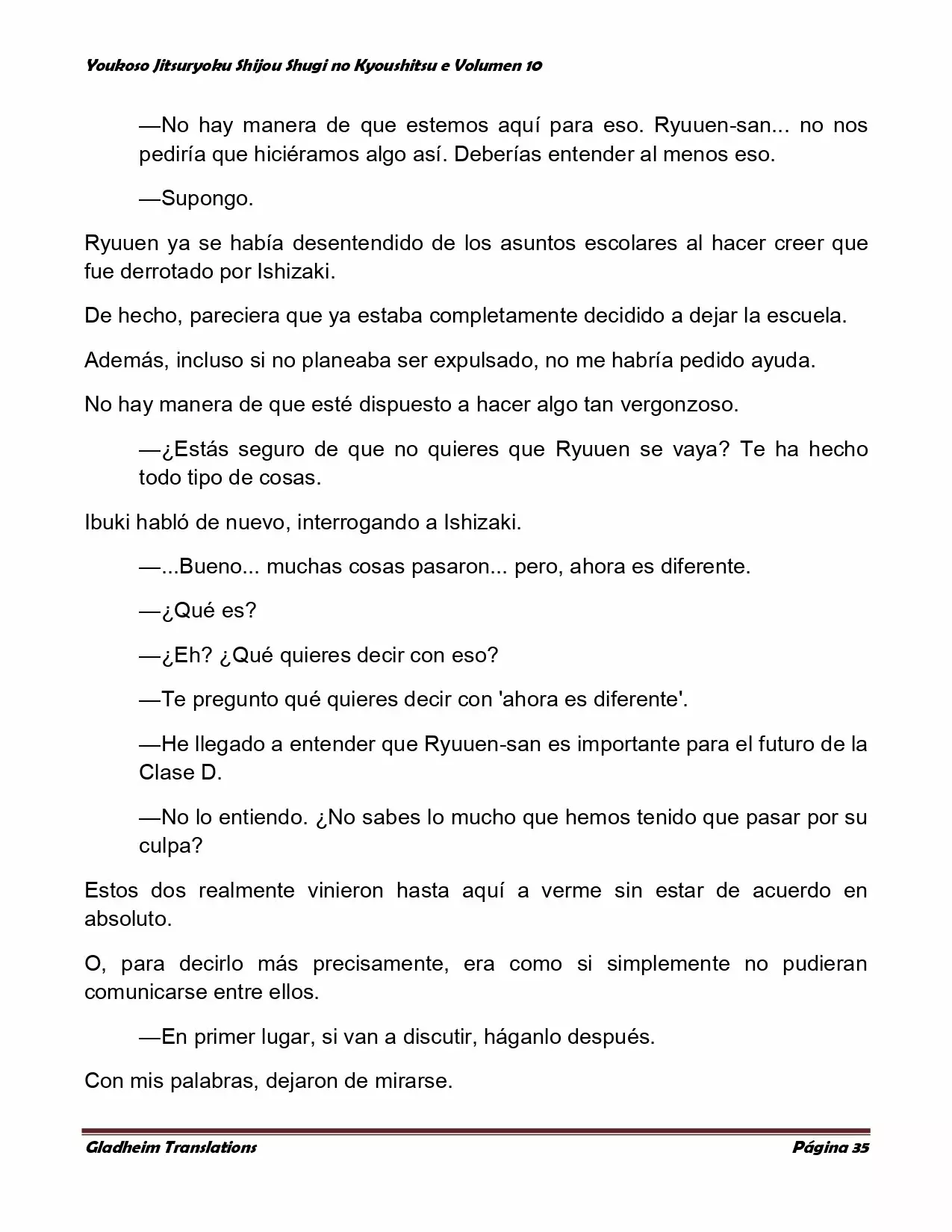 Página 35 del Manga