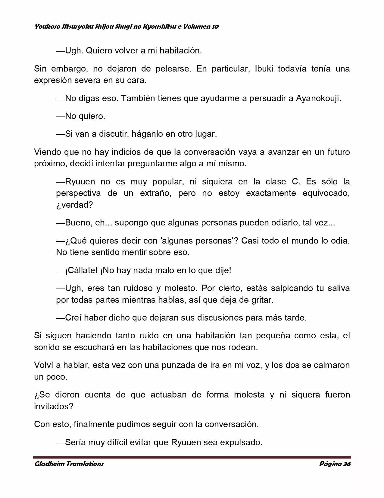 Página 36 del Manga