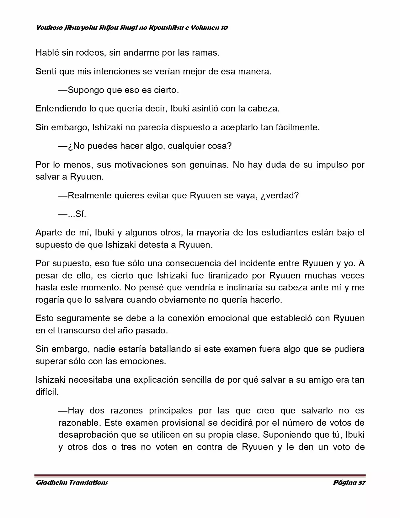 Página 37 del Manga