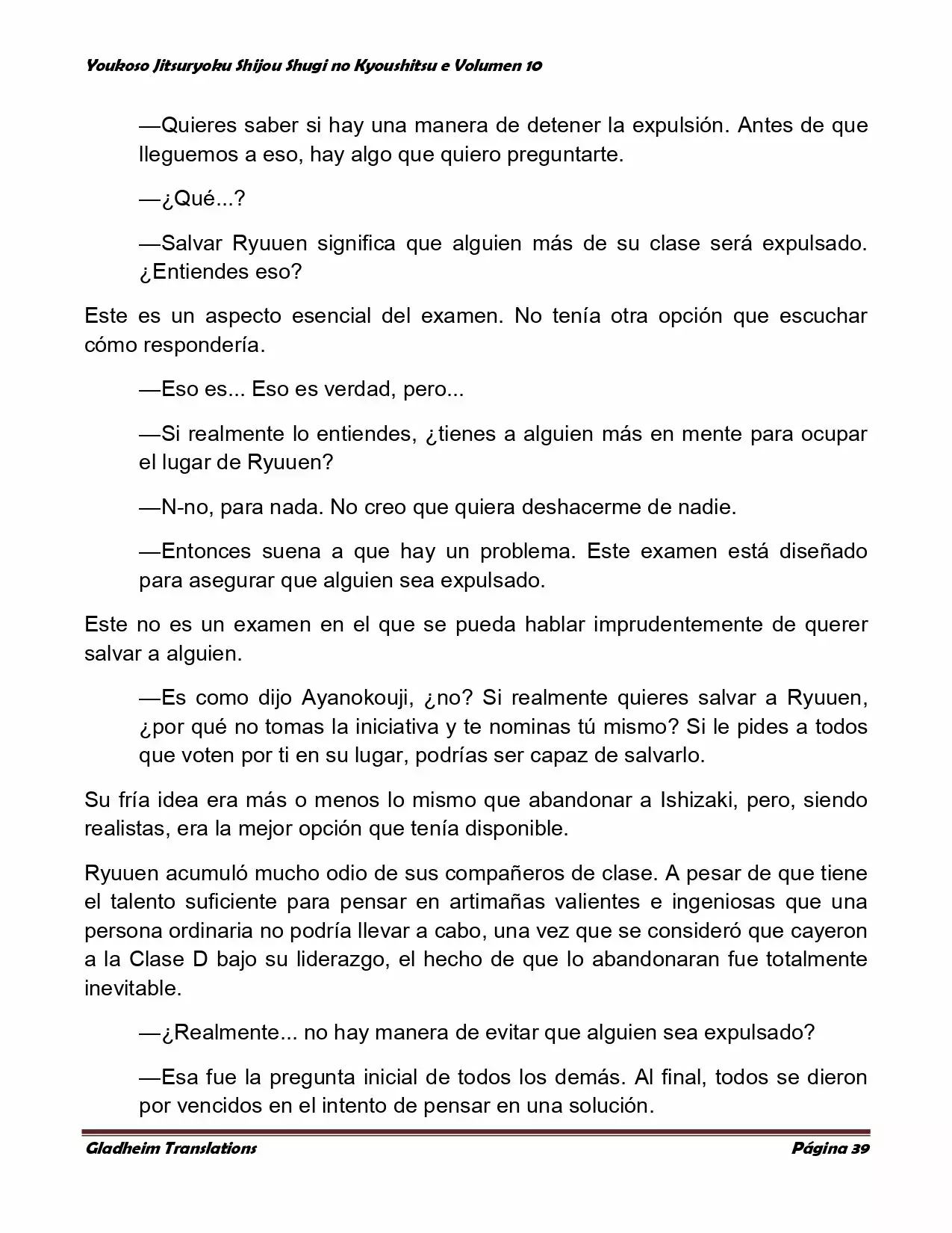 Página 39 del Manga