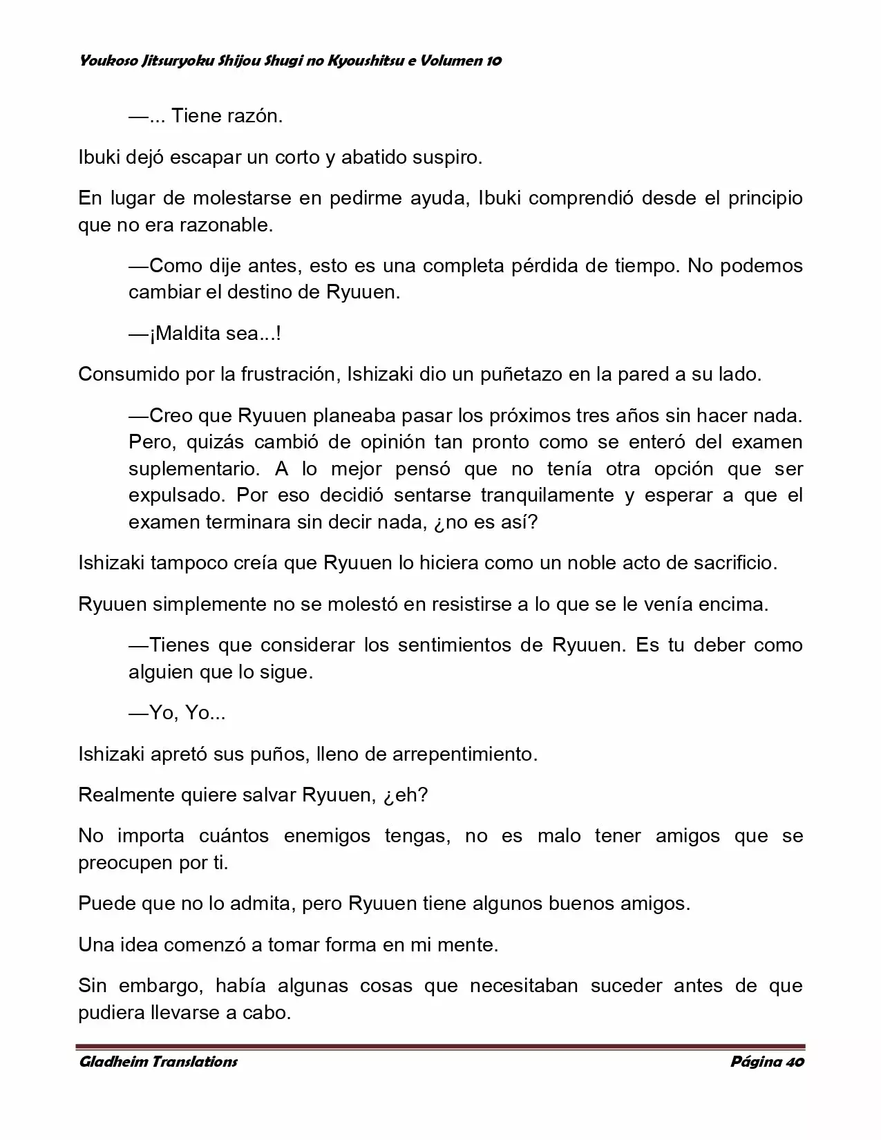 Página 40 del Manga