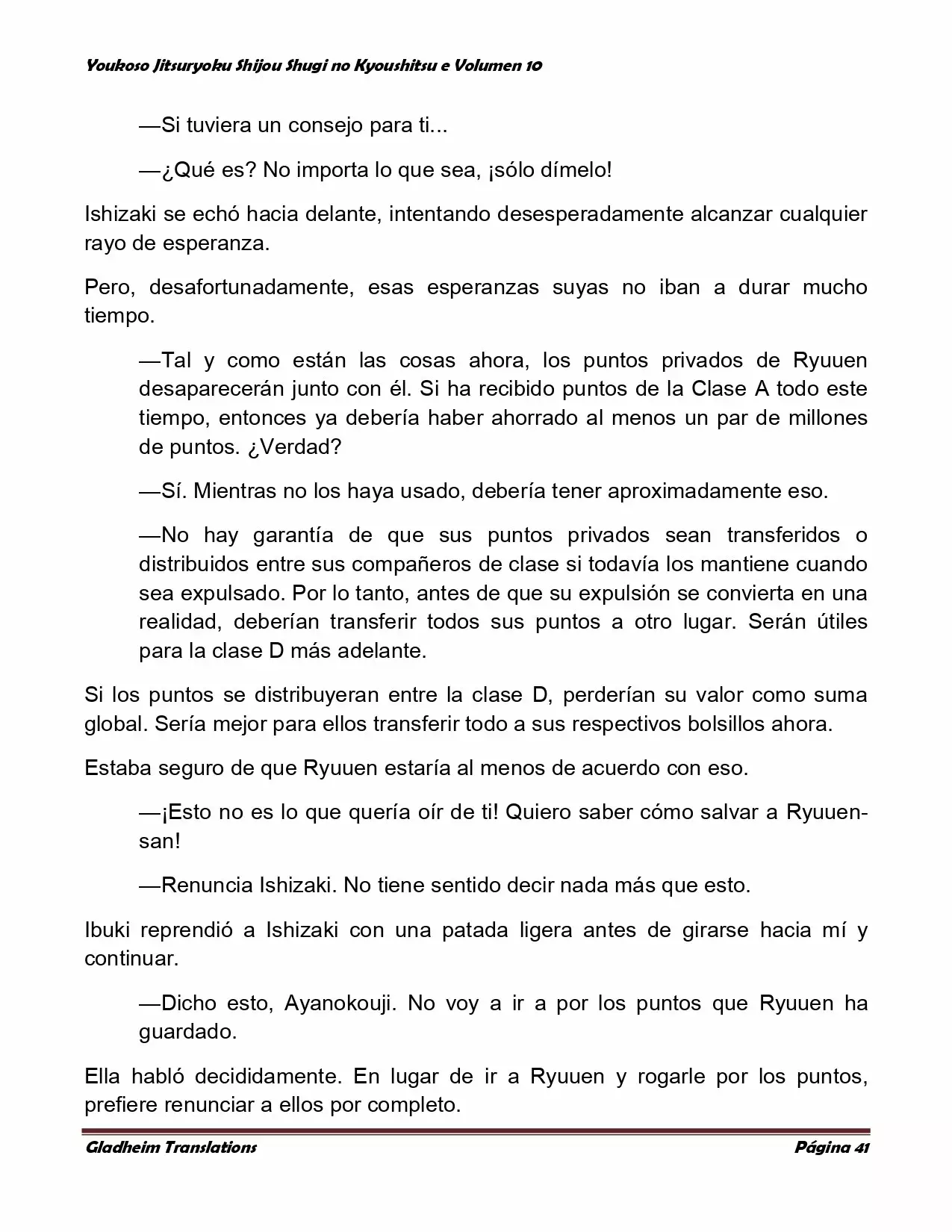 Página 41 del Manga