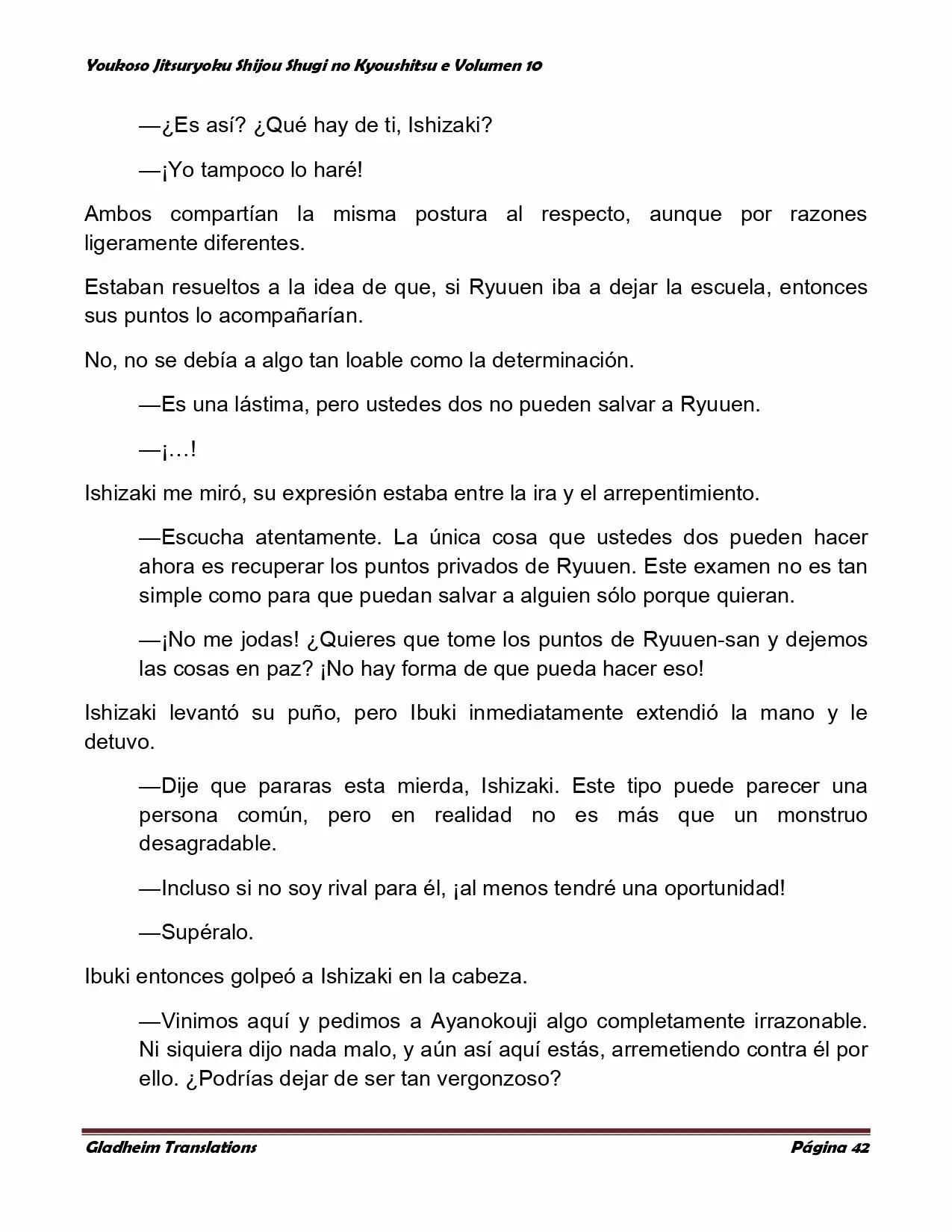 Página 42 del Manga
