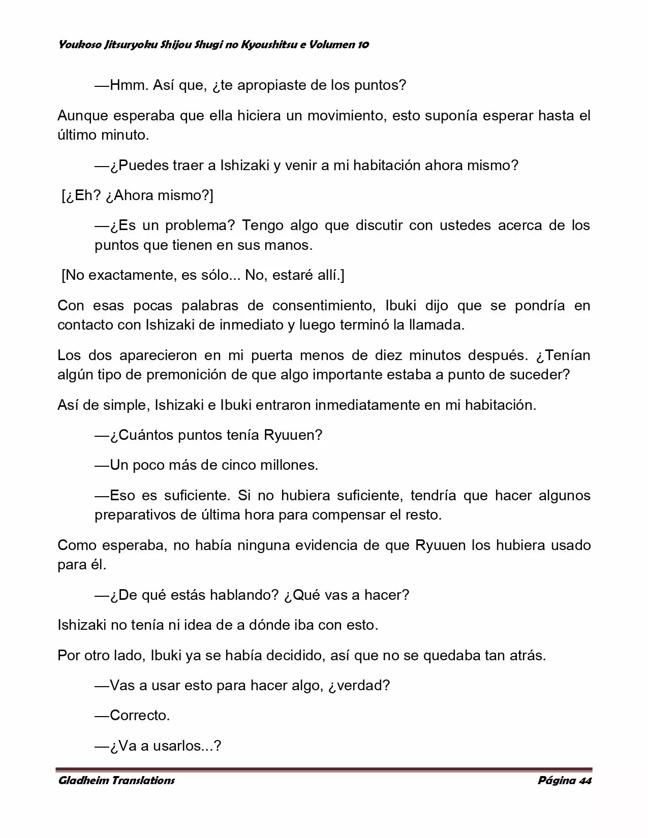 Página 44 del Manga