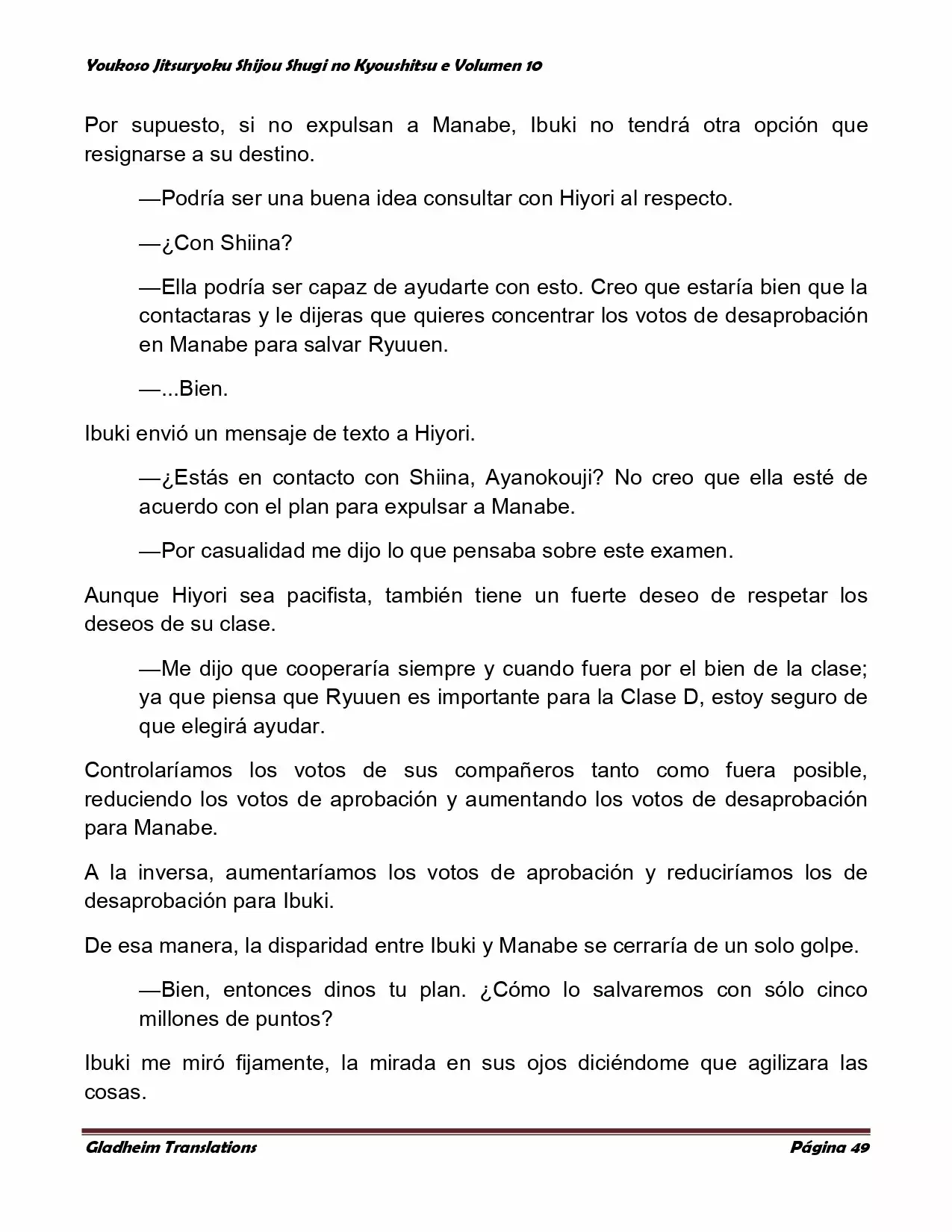 Página 49 del Manga