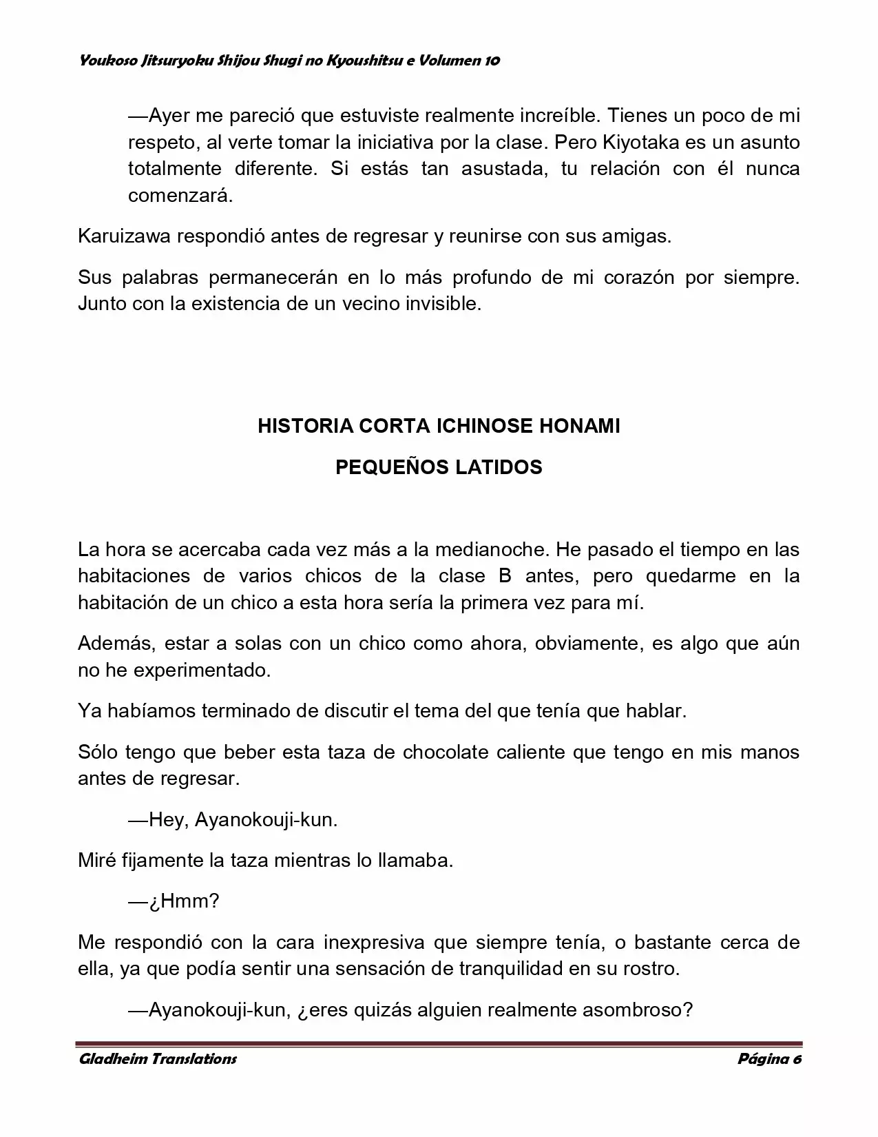Página 6 del Manga
