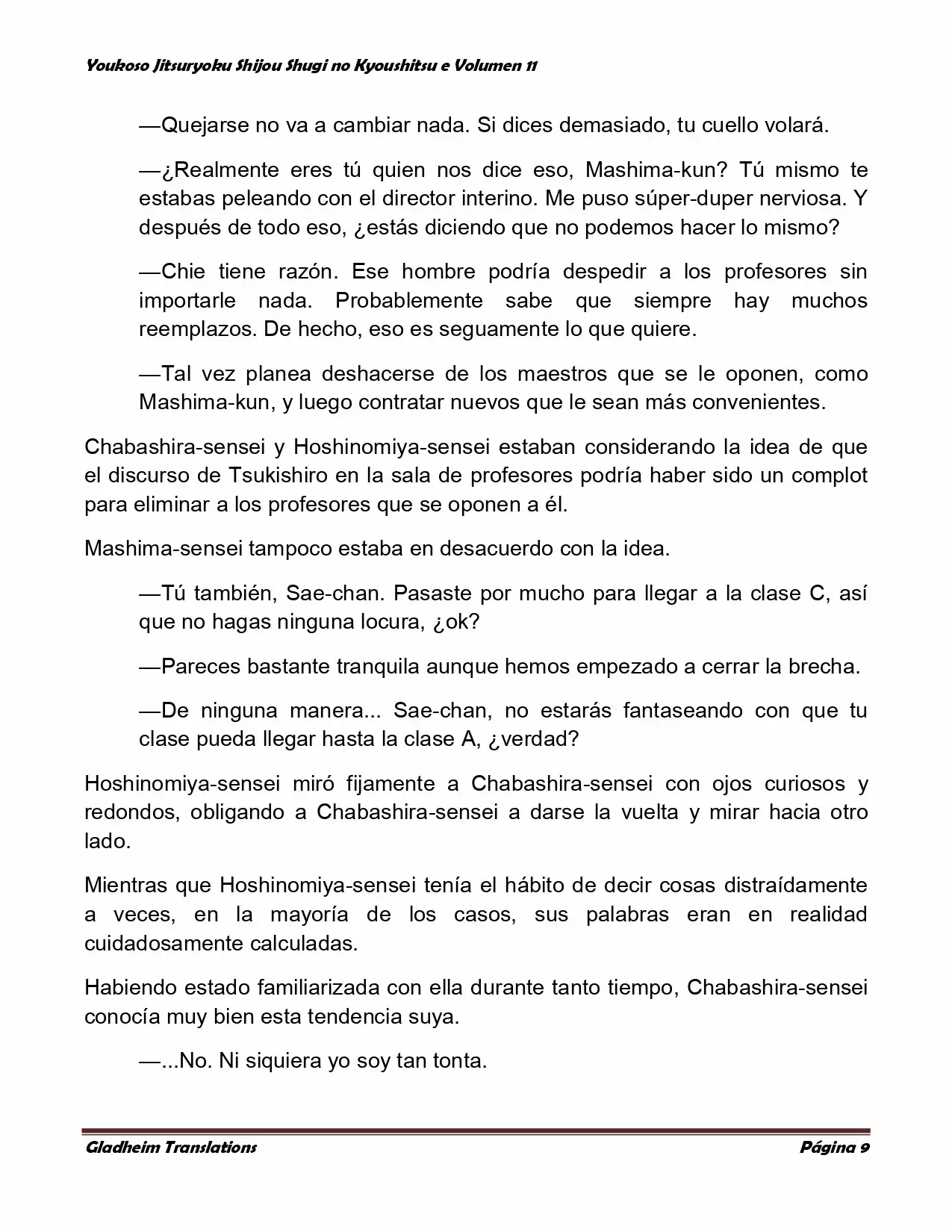 Página 9 del Manga
