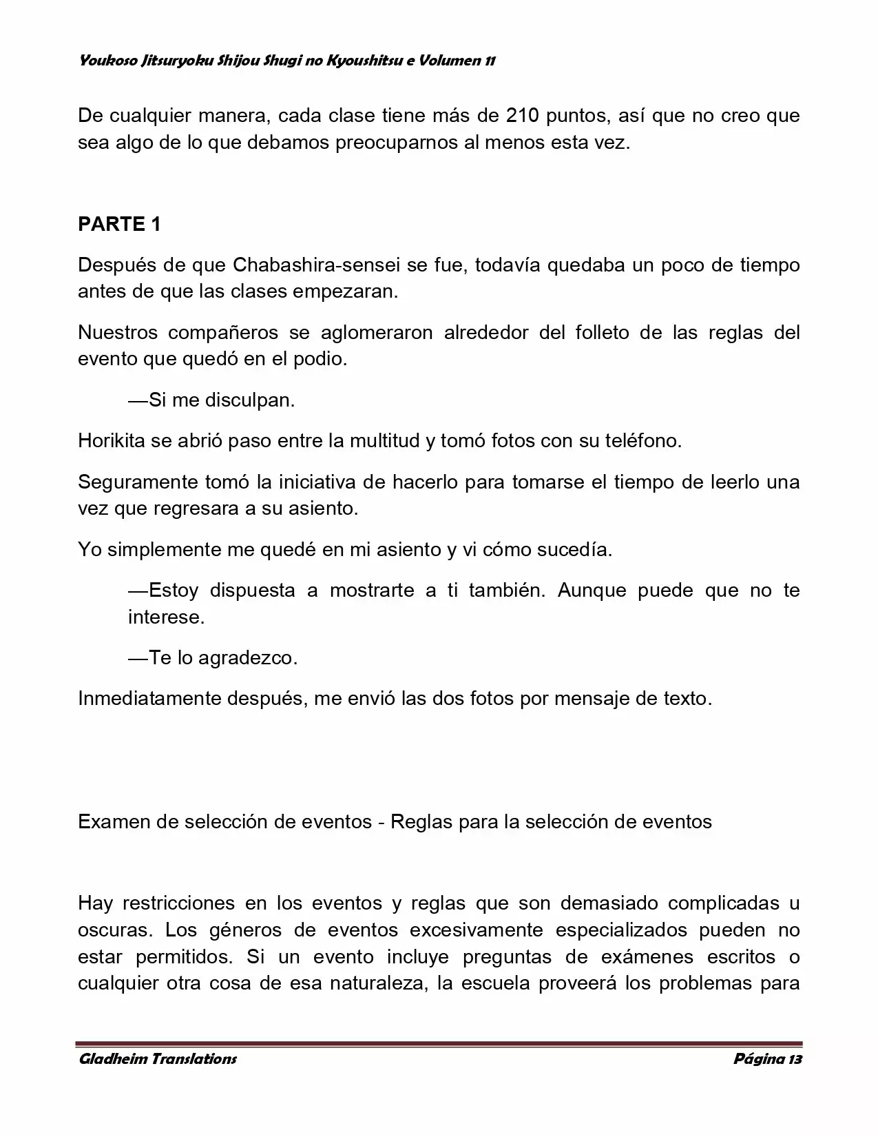 Página 13 del Manga